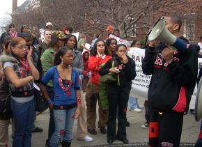 A student-led protest organized by the Baltimore Algebra Project brought the demand for quality education to the capital of Annapolis