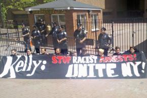 New York City activists protest the racial disparity in arrests on drug charges