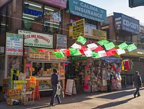 Along Roosevelt Avenue in Queens